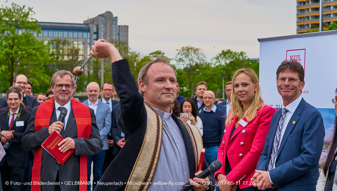11. Mai 2017 - Grundsteinlegung für die LOGE und dem Kulturquadrat in Neuperlach